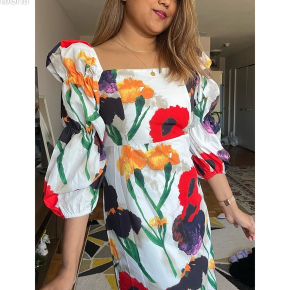 NWT floral maxi/midi - Picture 3 of 14